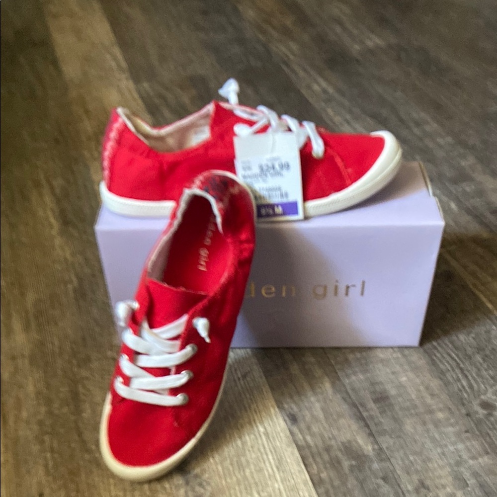 Red Kids Shoes by [Brand]